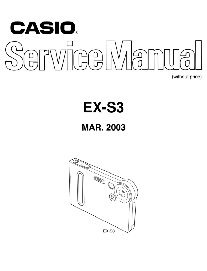 Casio EX-S3 - Exilim 3MP Digital Camera Manuel utilisateur