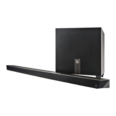 Definitive Technology W Studio Micro Manuel utilisateur