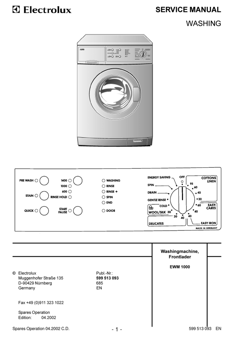 Electrolux EWM1000 Manuel utilisateur