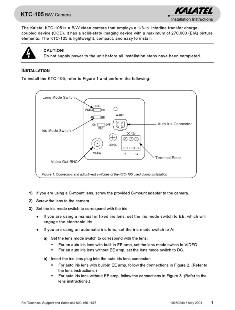 KALATEL KTC-105 Manuel utilisateur