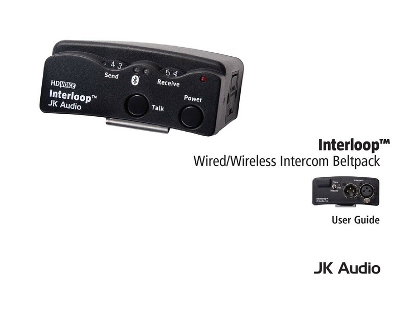 JK Audio Interloop Manuel utilisateur JK Audio Interloop Manuel utilisateur