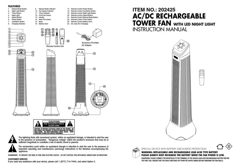 Sharper Image 202425 Manuel utilisateur