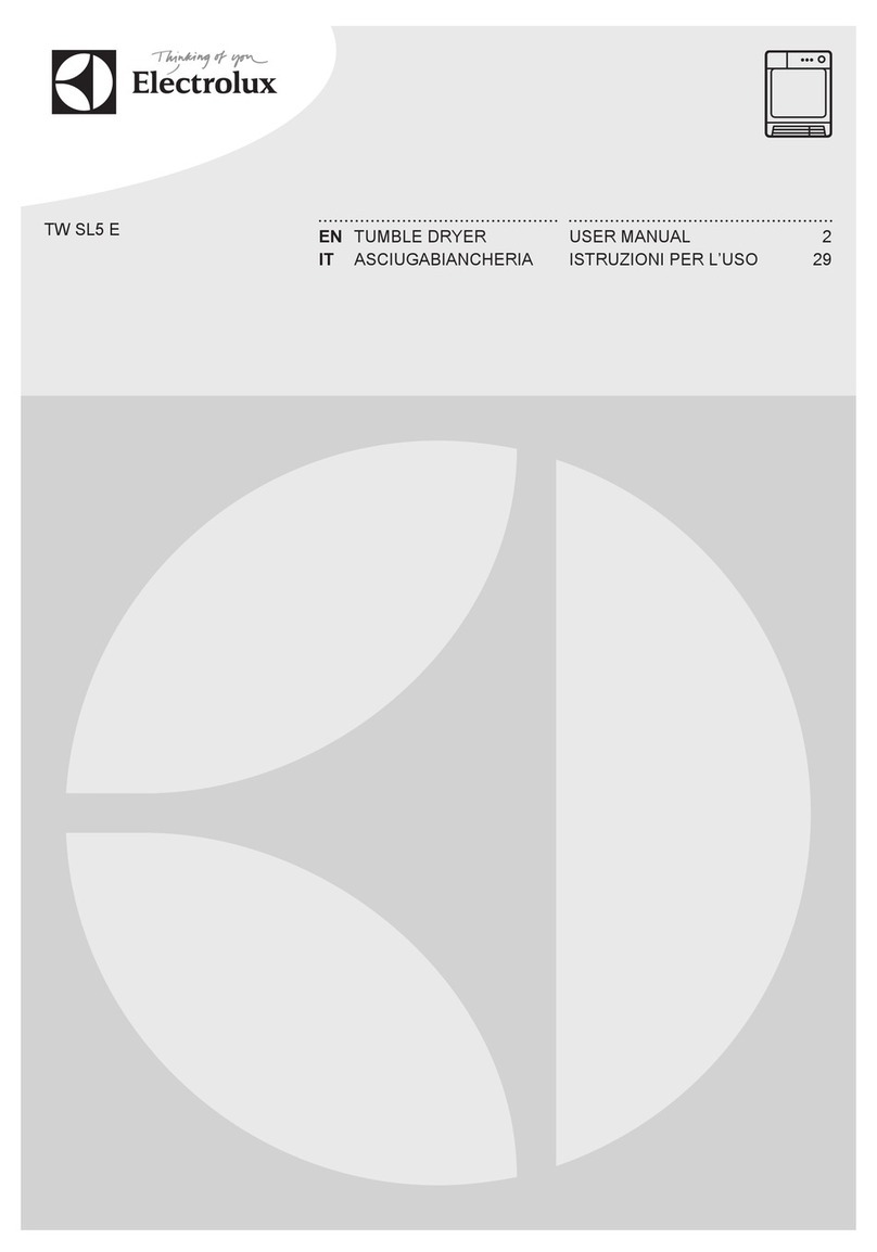 Electrolux TW SL5 E Manuel utilisateur