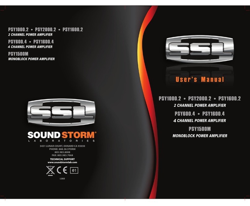 Ssl PSY1000.2 Manuel utilisateur Ssl PSY1000.2 Manuel utilisateur