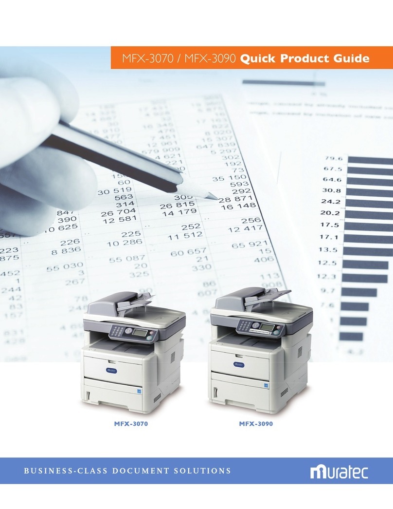 Muratec MFX-3070 Manuel utilisateur
