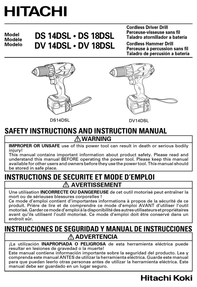 Hitachi DS 14DSL Guide de dépannage