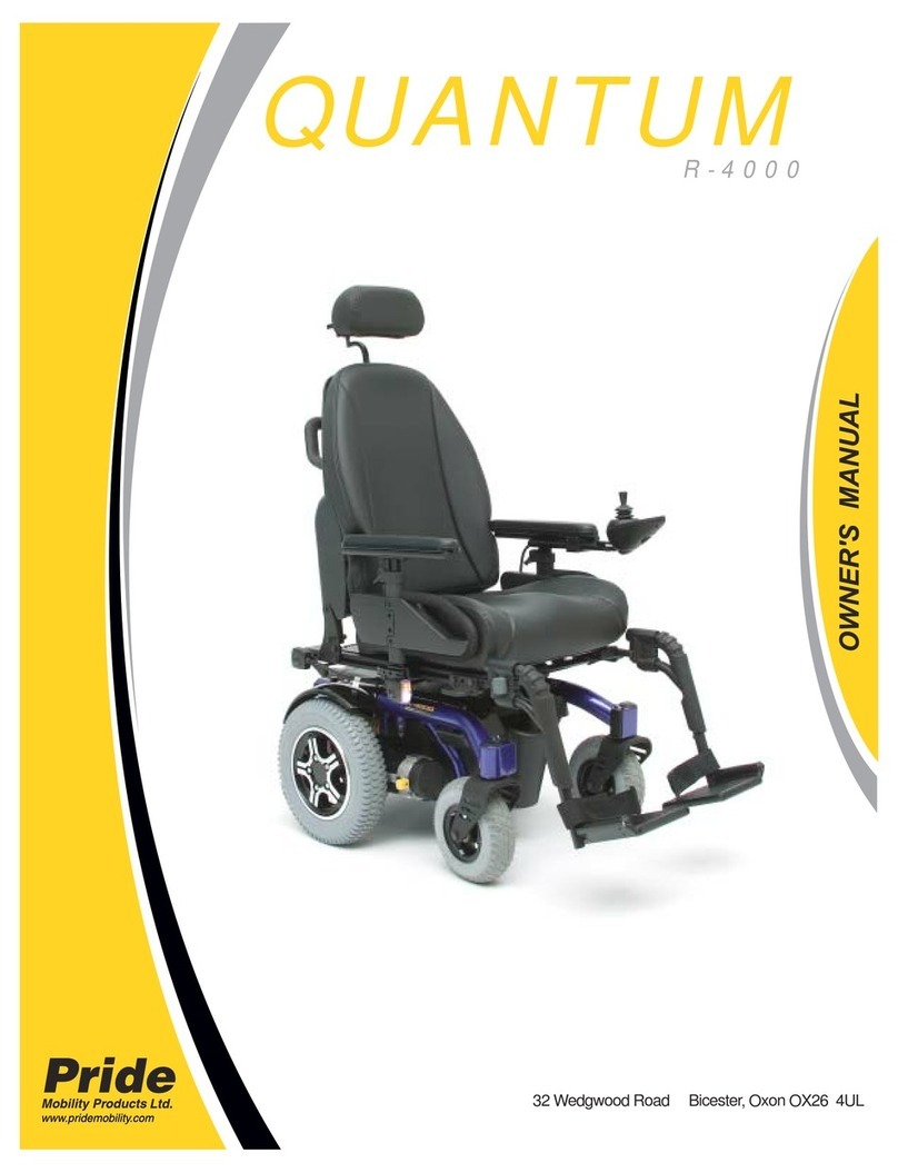 Pride QUANTUM R-4000 series Manuel utilisateur