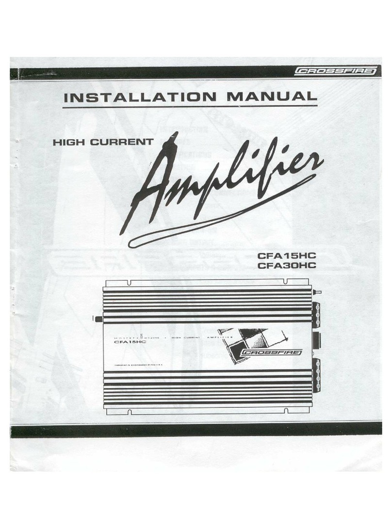 Crossfire CFA15HC Manuel utilisateur Crossfire CFA15HC Manuel utilisateur