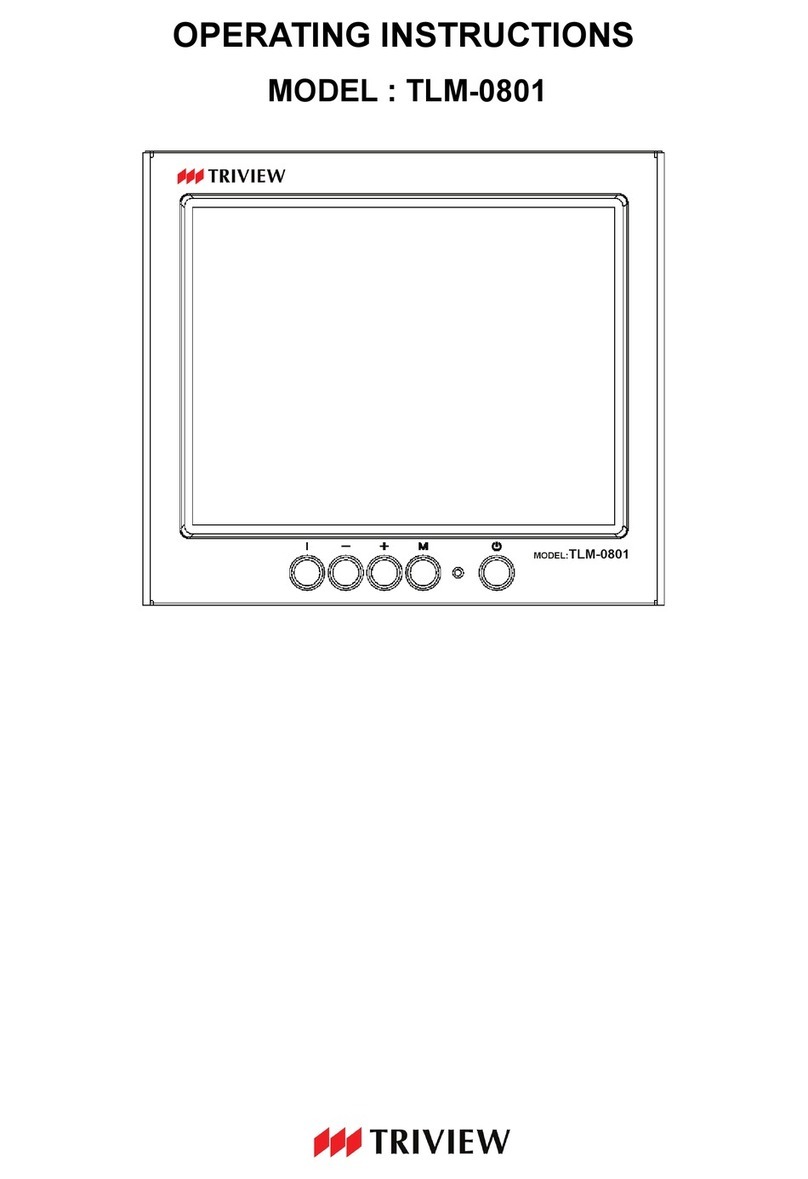 TRIVIEW TLM-0801 Manuel utilisateur