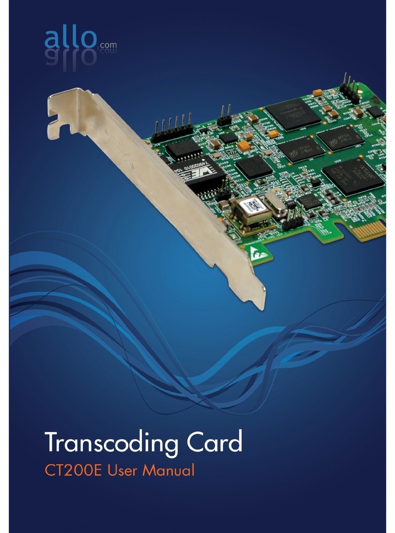 Allo.com CT200E Manuel utilisateur