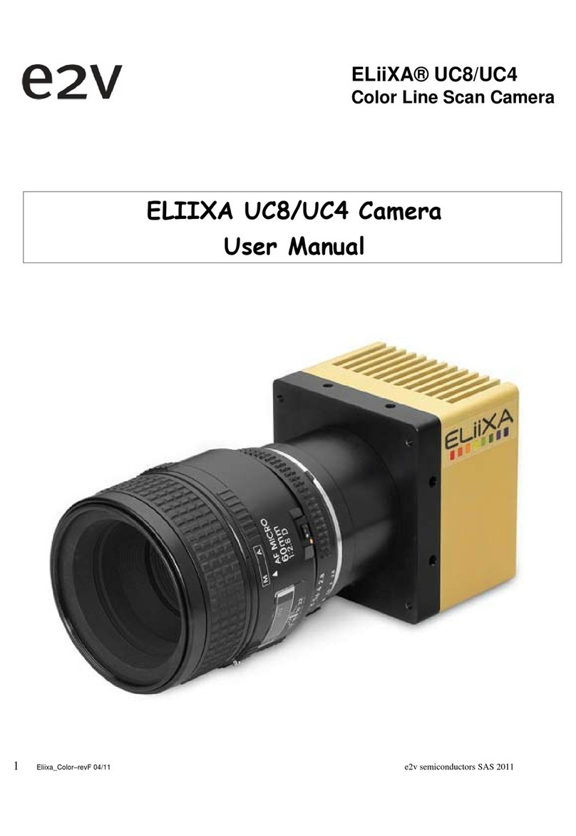 e2v ELiiXA UC8 Manuel utilisateur