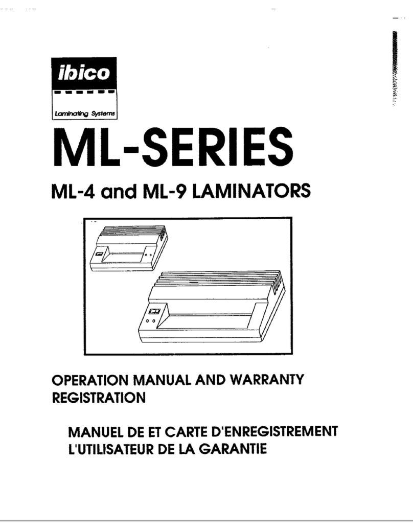 ibico ML-4 Mode d’emploi