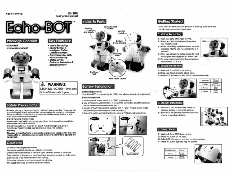 Silverlit Echo-BOT Manuel utilisateur