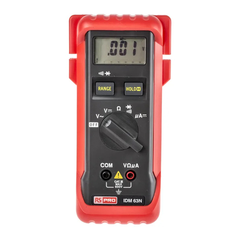 Isotech IDM63N Manuel utilisateur