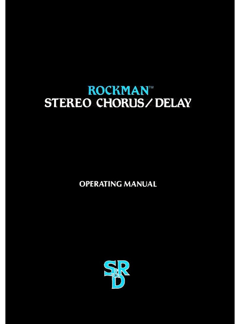 SR&D ROCKMAN Manuel utilisateur