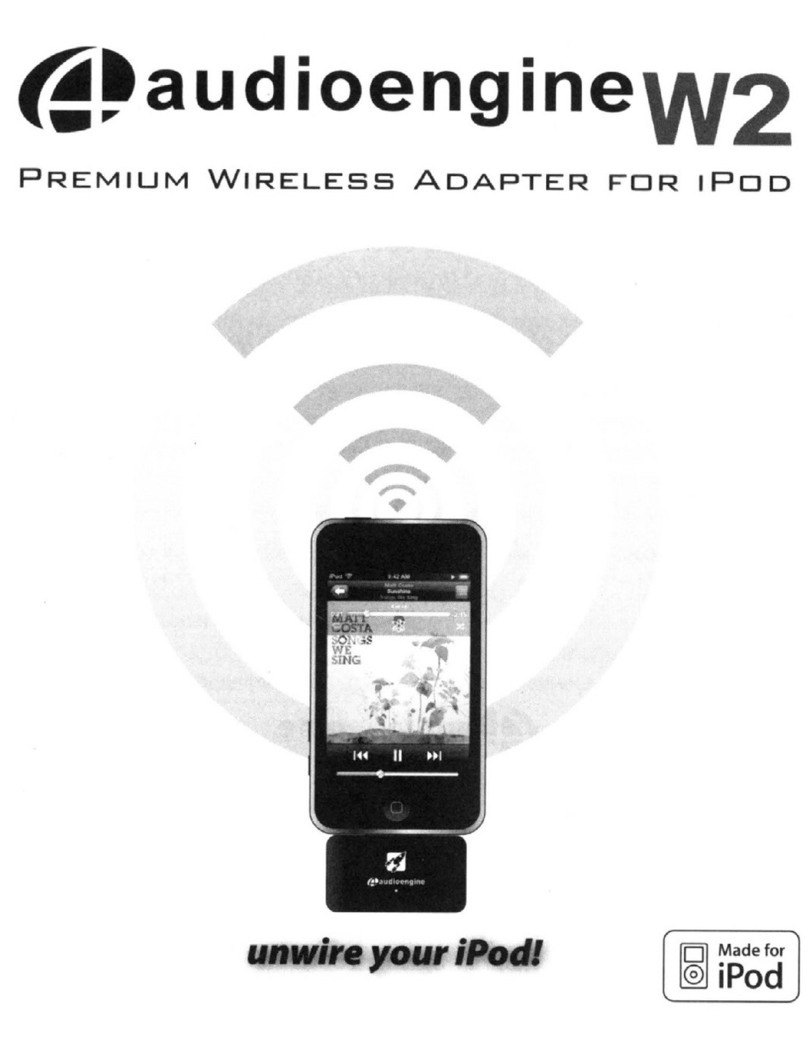AudioEngine W2 Manuel utilisateur