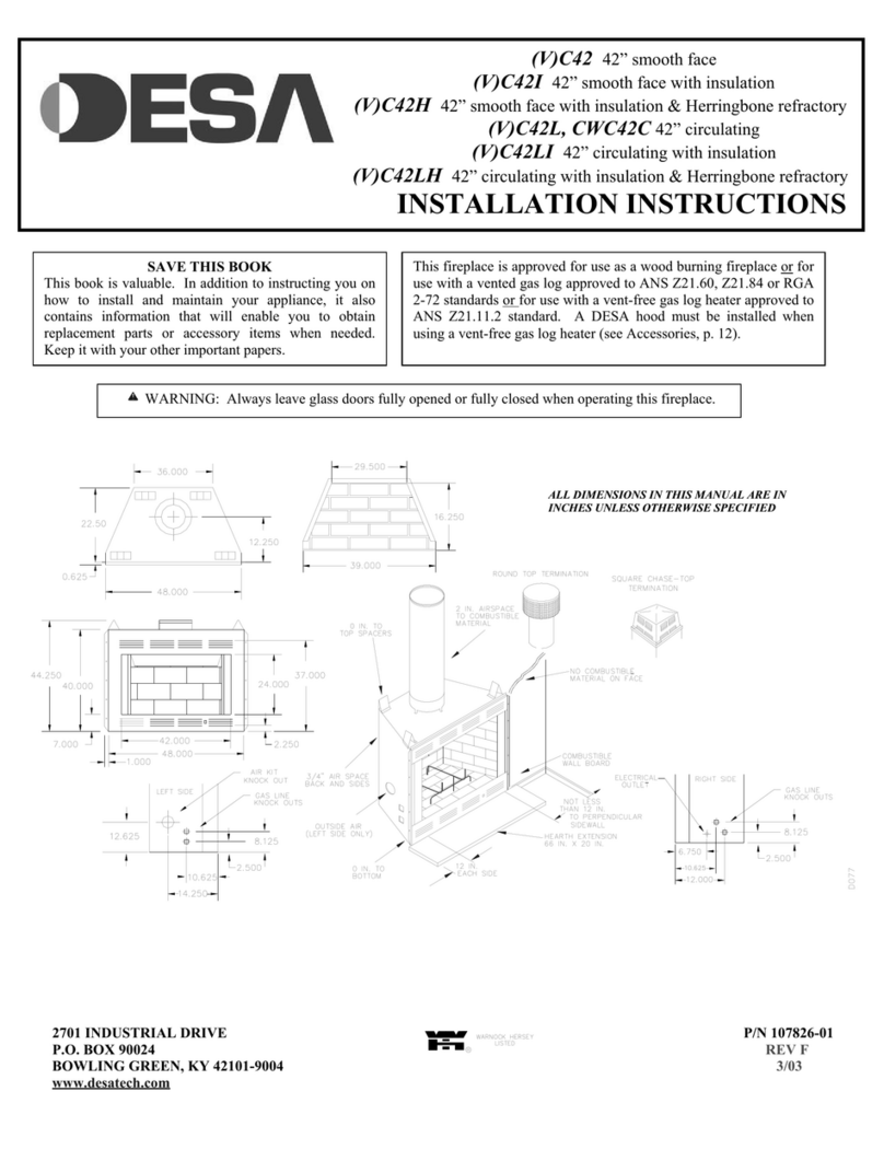 Desa VC42 Manuel utilisateur