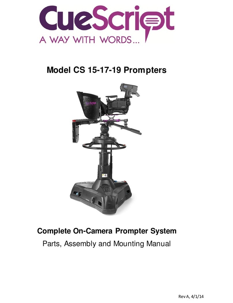 CueScript CS 15 Mode d’emploi