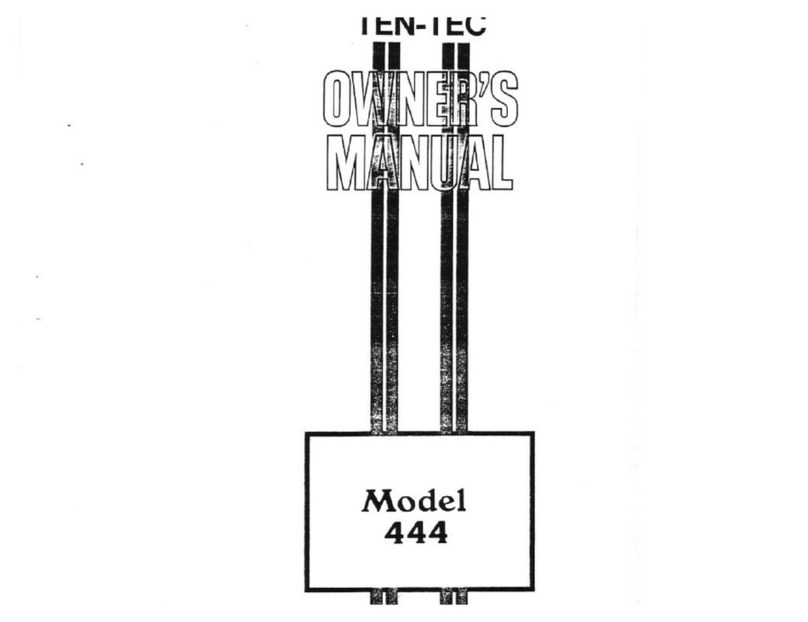 Ten-Tec 444 Manuel utilisateur