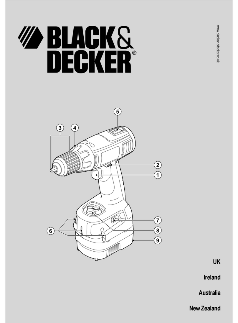 Black & Decker CL12 Manuel utilisateur