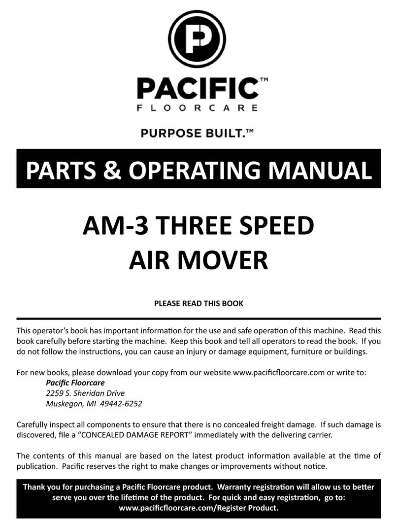 Pacific AM-3 Manuel utilisateur Pacific AM-3 Manuel utilisateur