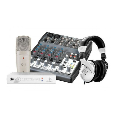 Behringer PODCASTUDIO Manuel utilisateur