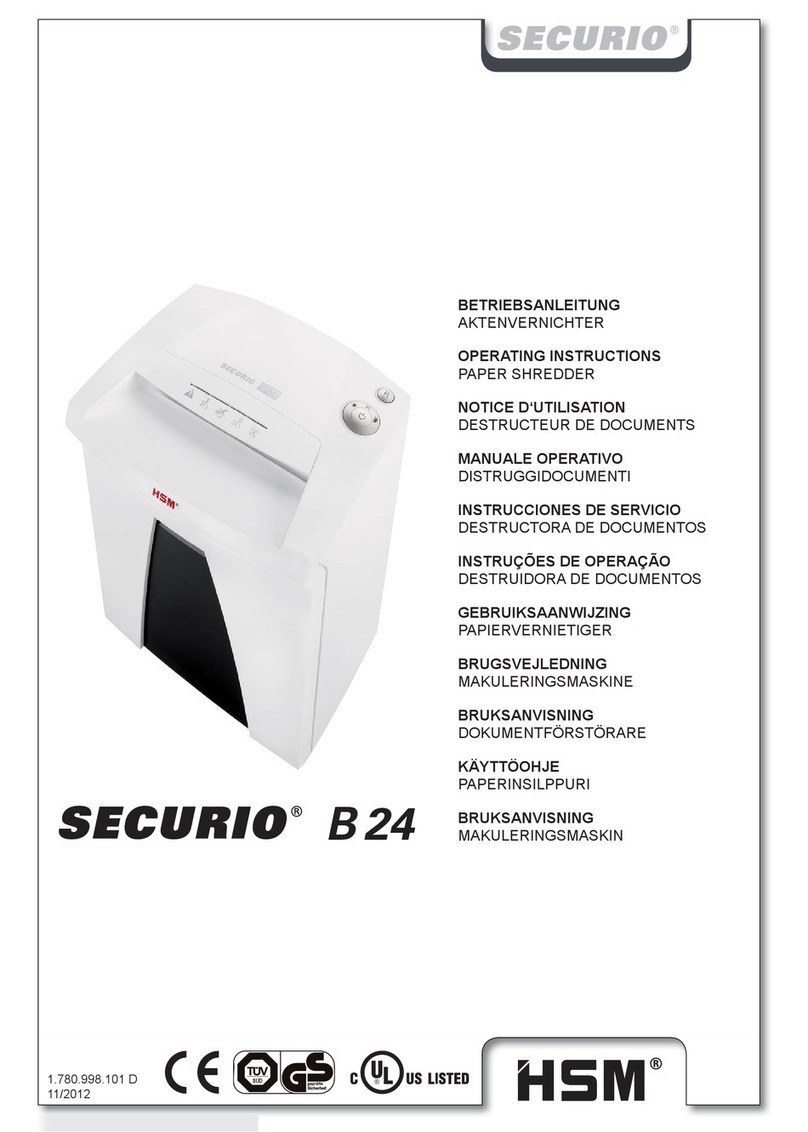 HSM Securio B24 Manuel utilisateur