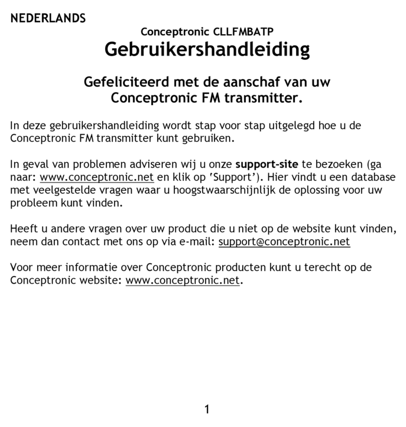 Conceptronic CLLFMBATP Manuel utilisateur