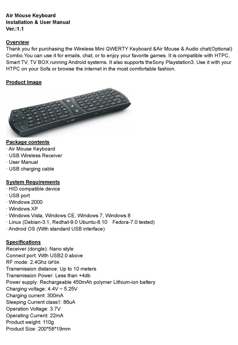 Rii K24 Mode d’emploi