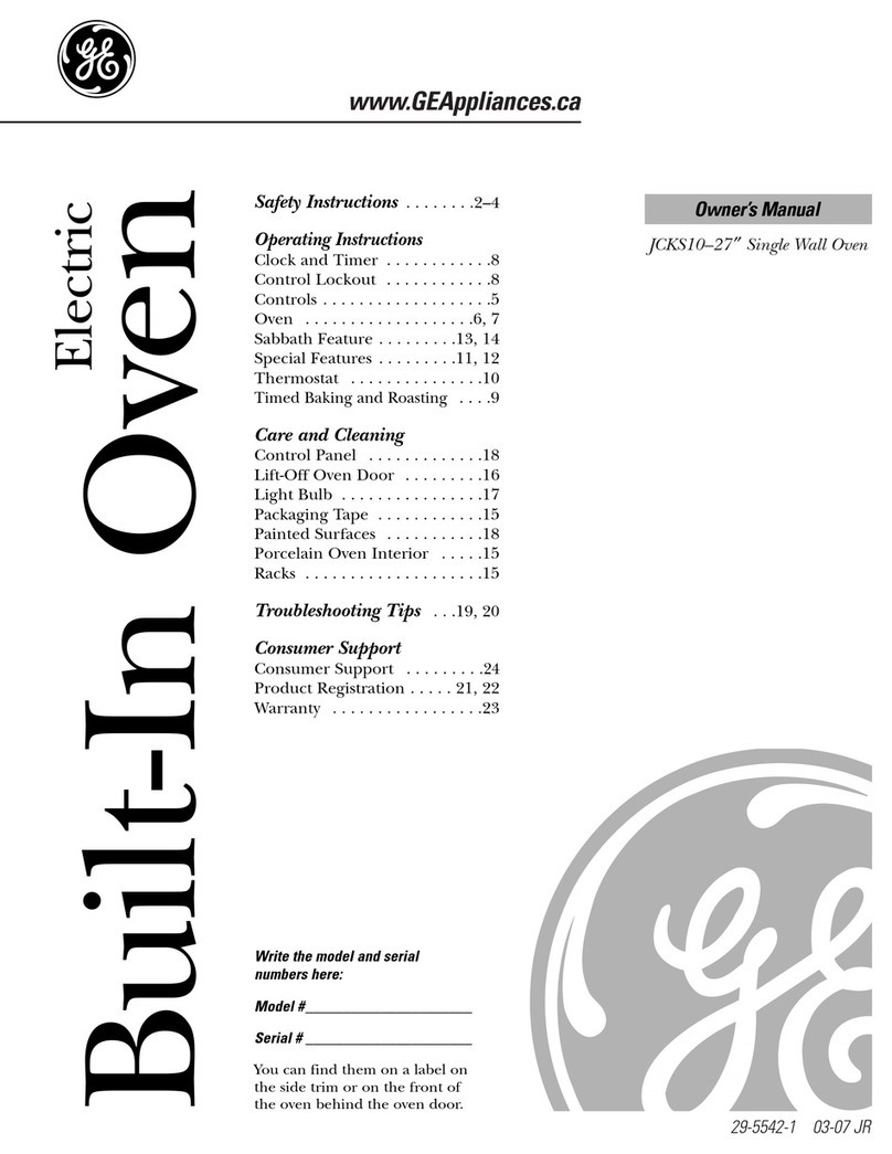 GE JCKS10 Manuel utilisateur