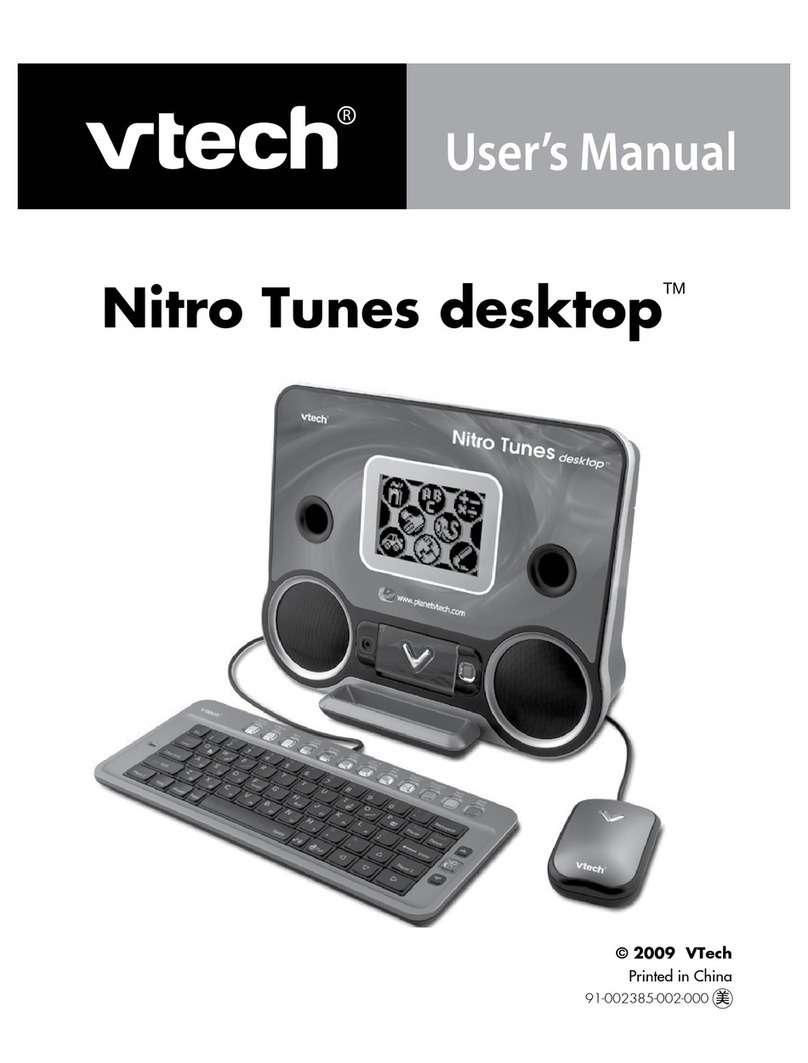 V-tech Nitro Tunes Manuel utilisateur