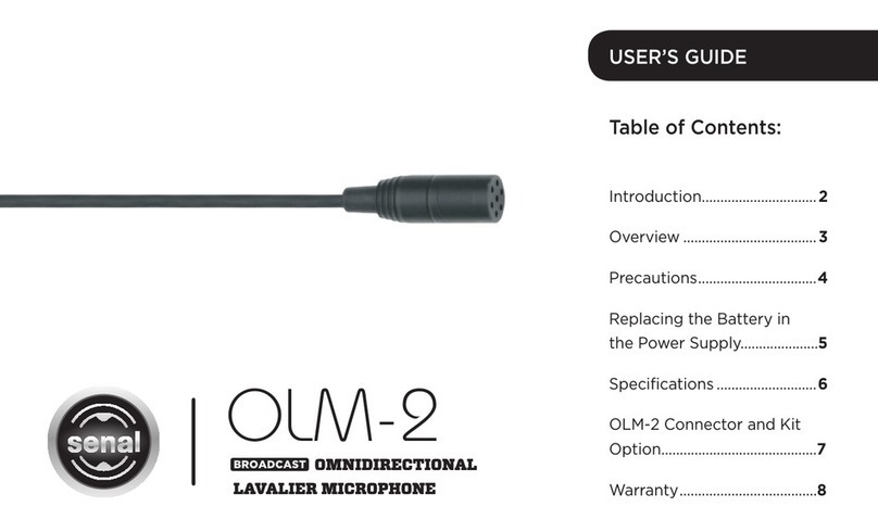 Senal OLM-2 Manuel utilisateur