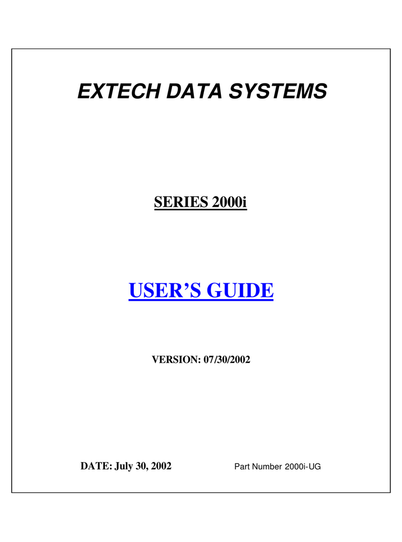 Extech Instruments 2000i Series Manuel utilisateur