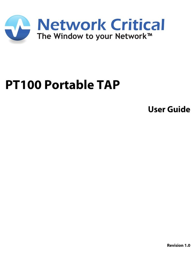 Network Critical PT100 Manuel utilisateur Network Critical PT100 Manuel utilisateur