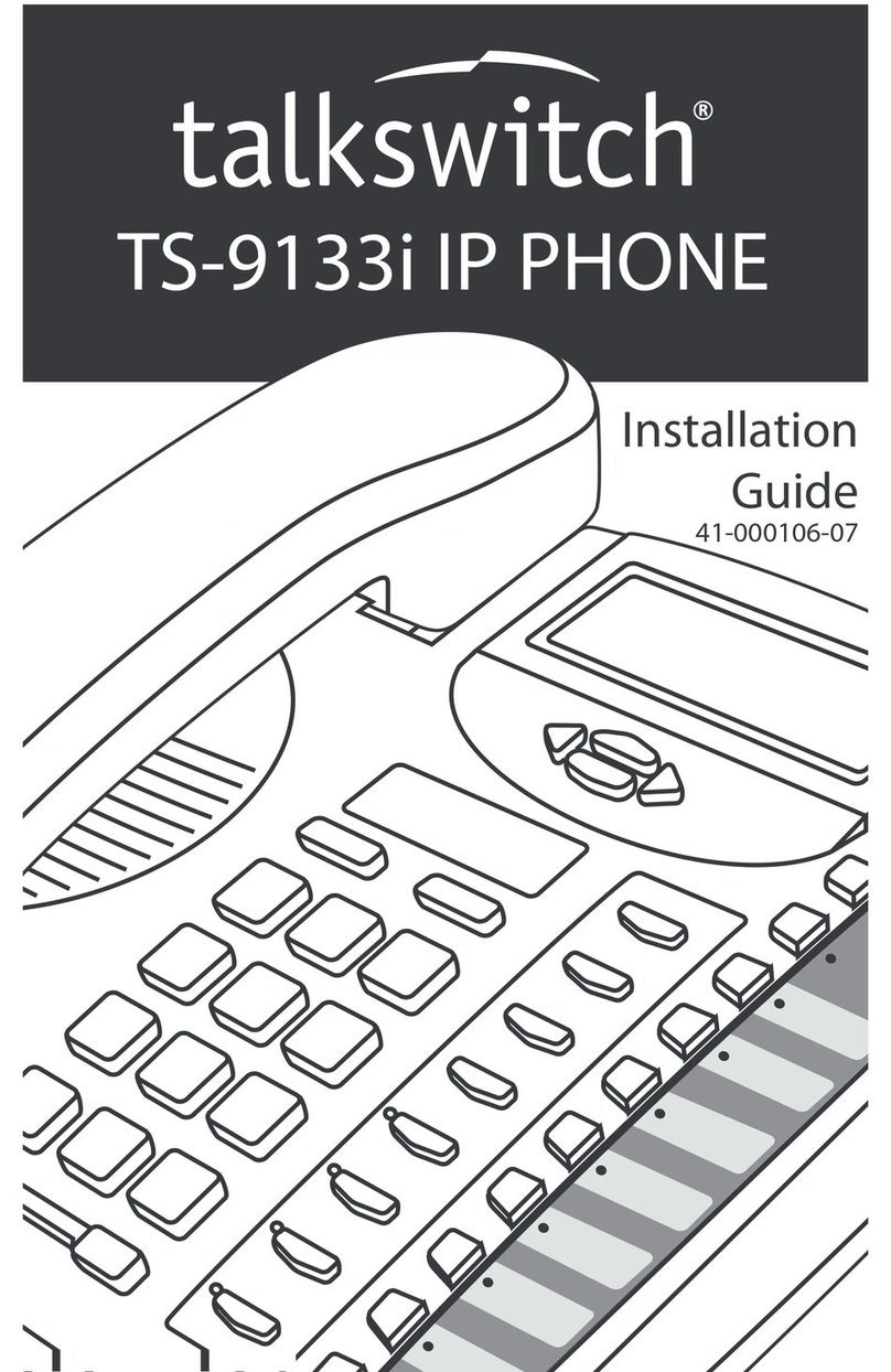 Talkswitch TS-9133i Manuel utilisateur