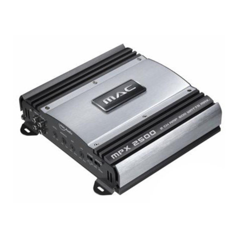 MAC Audio MPX 2000 Guide de planification