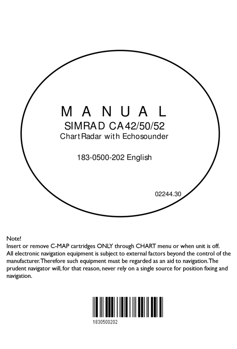 Simrad CA42 Manuel utilisateur