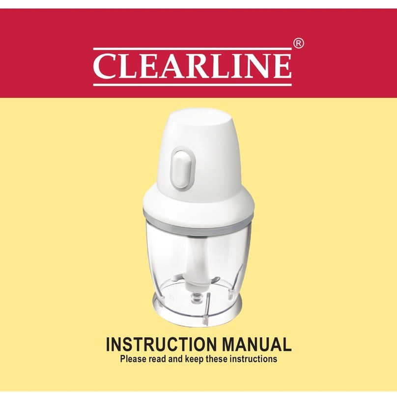 Clearline APPCLR005 Manuel utilisateur