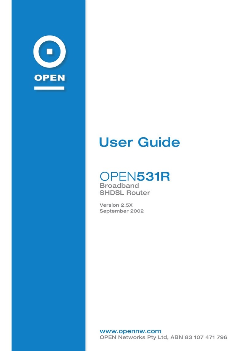 Open 531R Manuel utilisateur