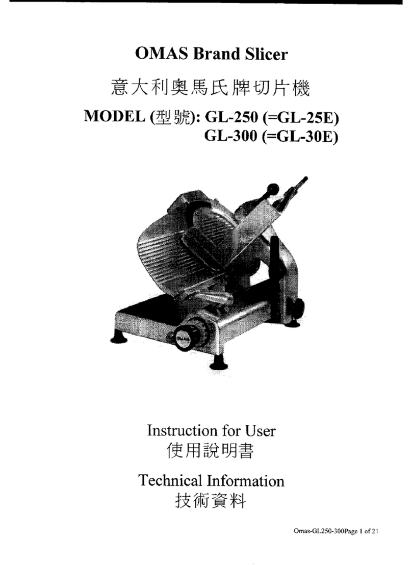 OMAS GL-250 Manuel utilisateur