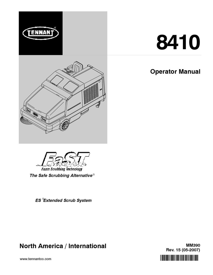Tennant 8410 Manuel utilisateur
