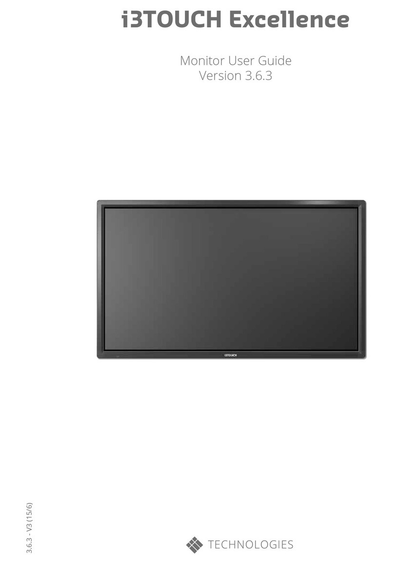 i3TOUCH Excellence Manuel utilisateur