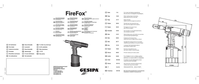 Gesipa FireFox Manuel utilisateur