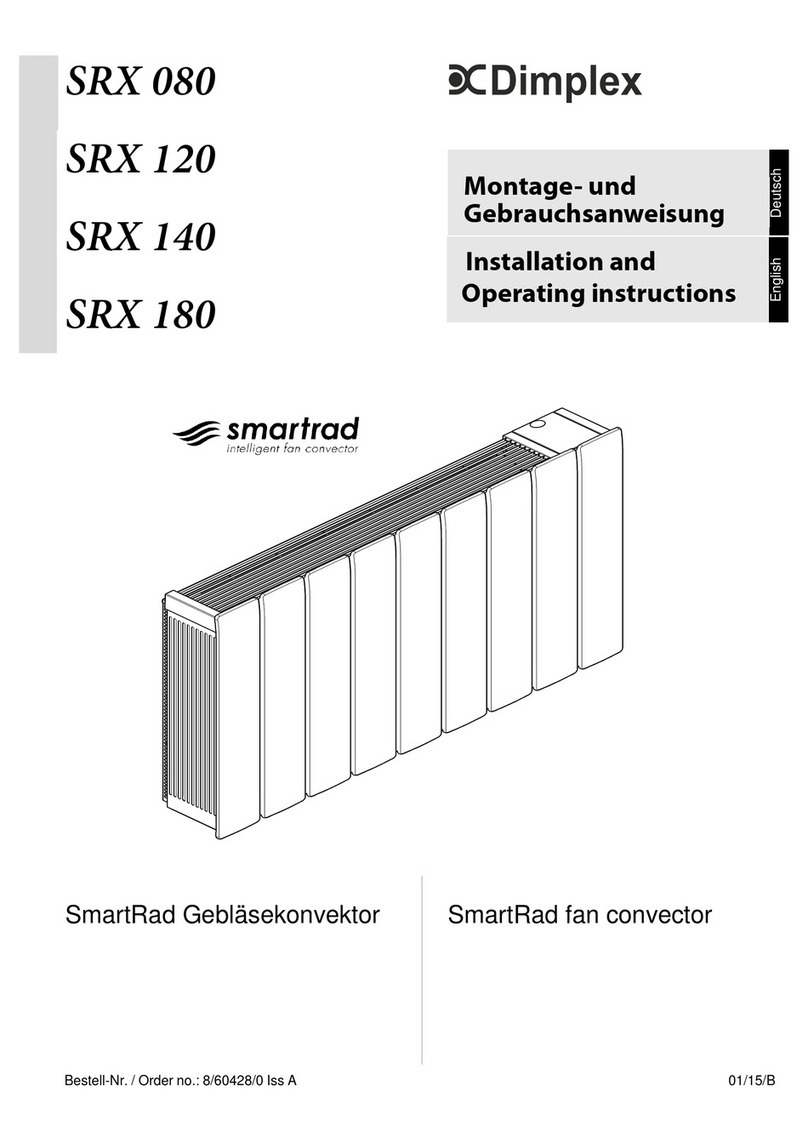 Dimplex SRX 080 Manuel utilisateur