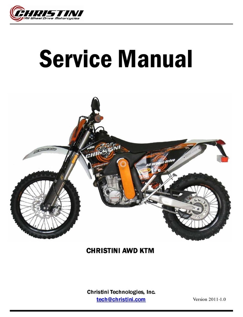 Christini AWD KTM Manuel utilisateur