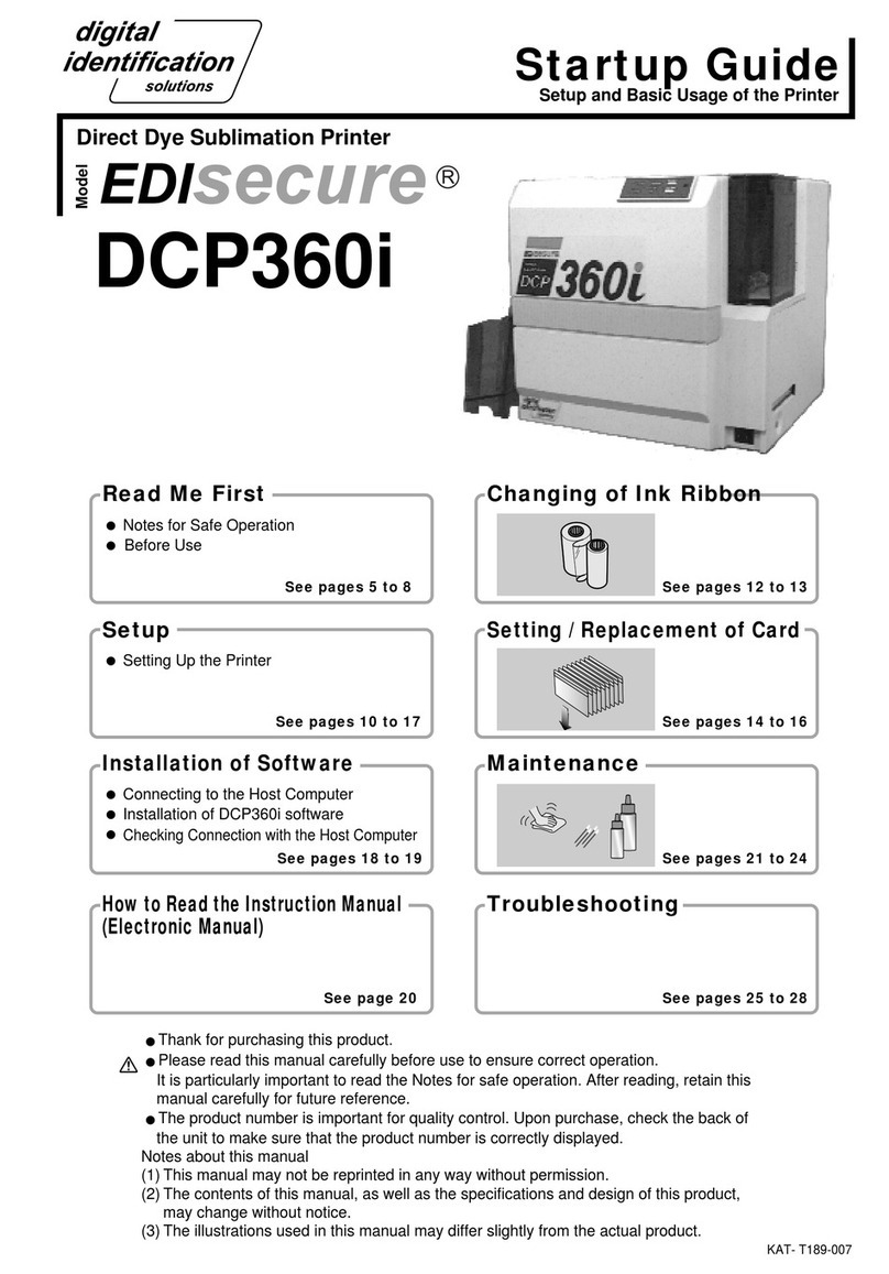 EDISecure DCP360i Guide de l'utilisateur
