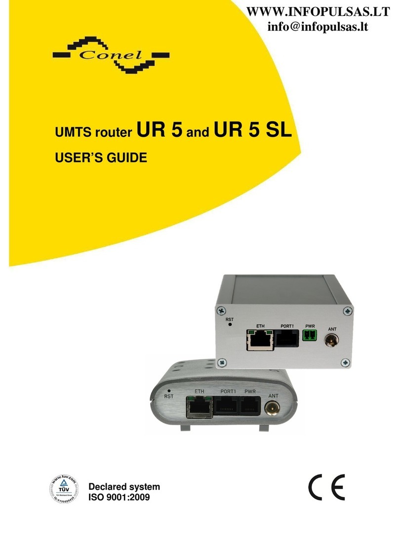 Conel UR5 Manuel utilisateur