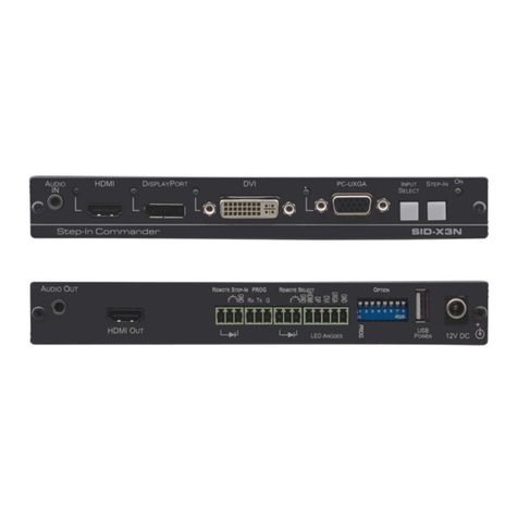 Kramer SID-X3N Manuel utilisateur Kramer SID-X3N Manuel utilisateur