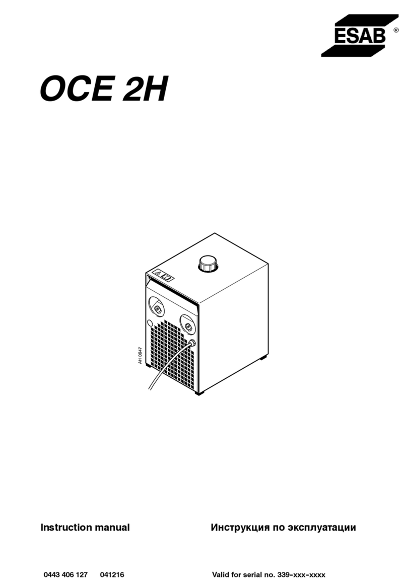 ESAB OCE 2H Manuel utilisateur
