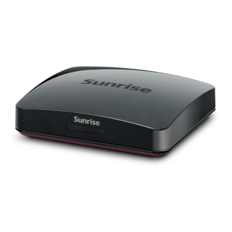 Sunrise TV Box mini Manuel utilisateur Sunrise TV Box mini Manuel utilisateur